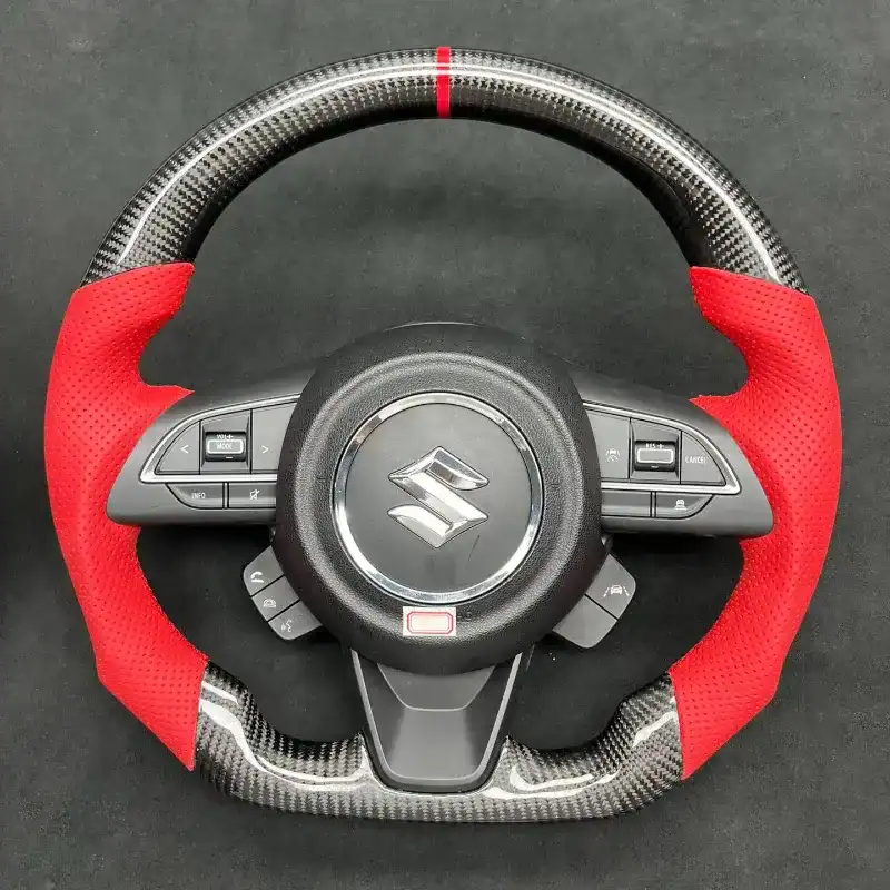 Suzuki Jimny interior upgrade multifunction steering wheel replacement