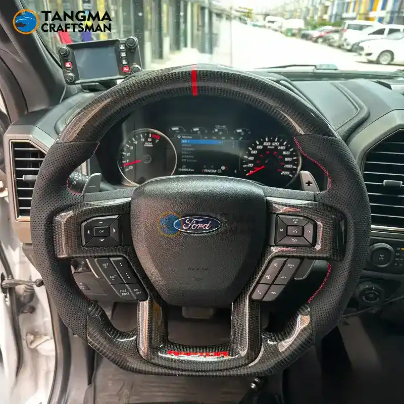 Ford F-150 Raptor dashboard carbon fiber air vent trim