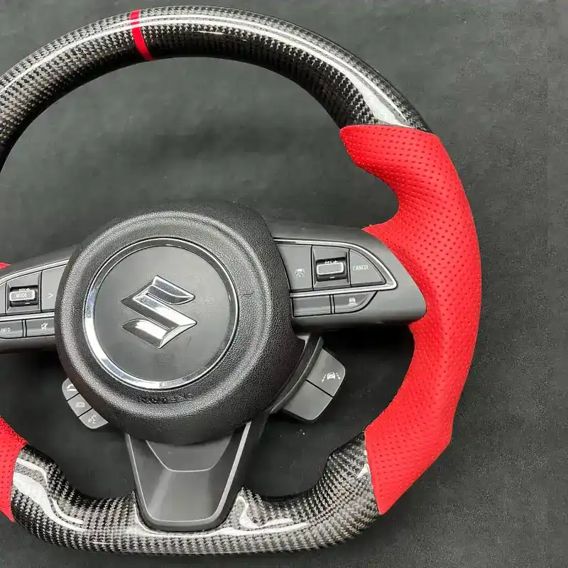 Suzuki Jimny interior upgrade multifunction steering wheel replacement