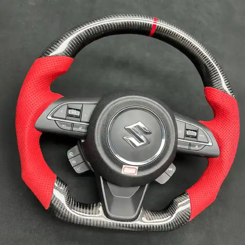 Suzuki Jimny interior upgrade multifunction steering wheel replacement