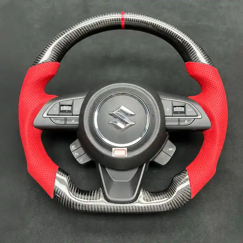 Suzuki Jimny interior upgrade multifunction steering wheel replacement