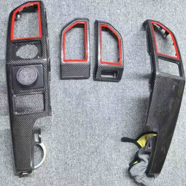 Ford F-150 Raptor calfskin leather carbon fiber multifunction steering wheel