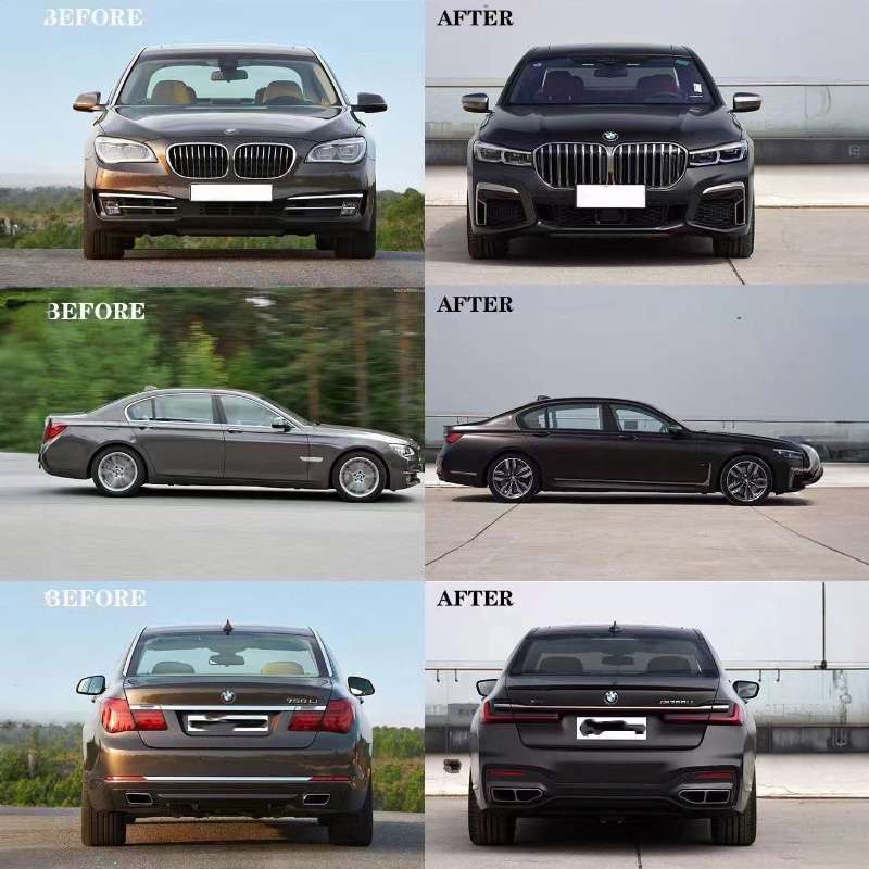 F02 M760 Body Kit Upgrade for BMW 7 Series F02 - Premium Retrofit Parts for F01 F02 740i 750i. High-Quality Material with Perfect Fit and Fast Global Shipping. - Image 7