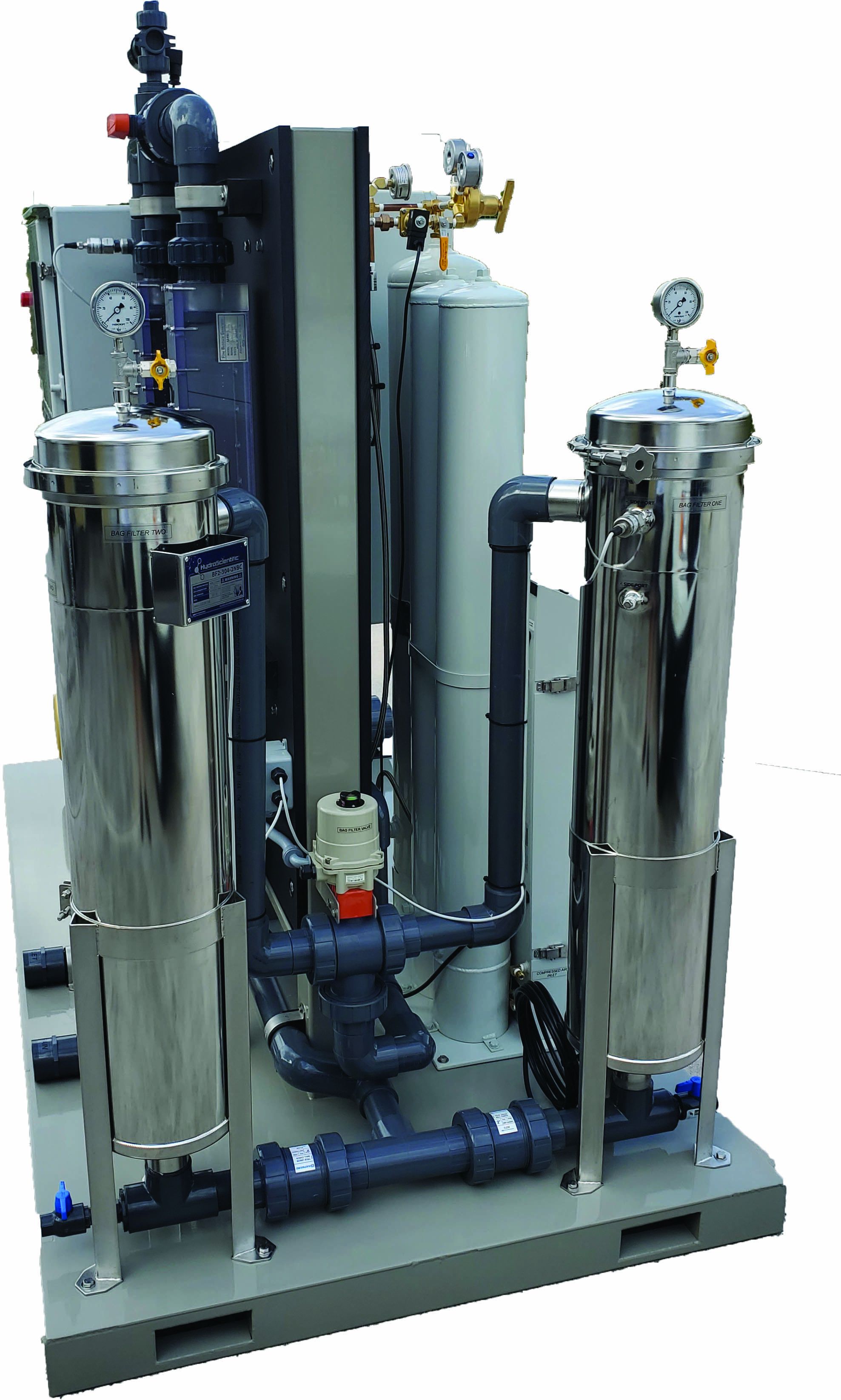 Fully automated variable control using PLC and VFD drive provides efficient use of oxidation