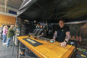 Craft beer festival at Taranaki Beer Festival with local brewers and craft beers.