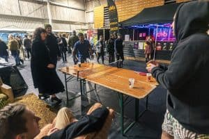 Beer festival in Taranaki showcasing craft beers and local breweries.