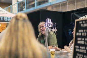 Craft beer at Taranaki Beer Festival, New Zealand. Enjoy local brews and lively atmosphere.