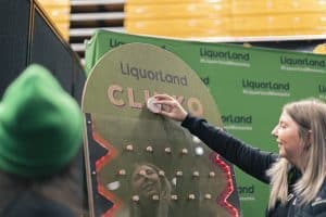 Liquorland beer festival game at Taranaki Beer Festival in New Zealand.