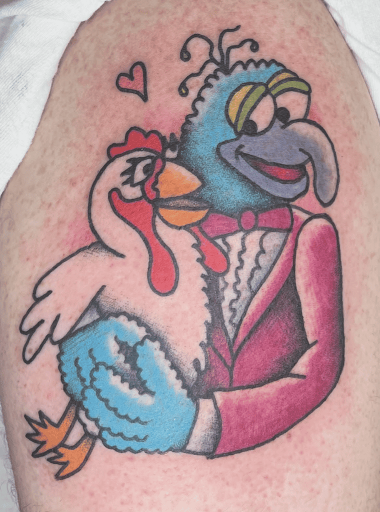 Camilla Chicken Love Tattoo