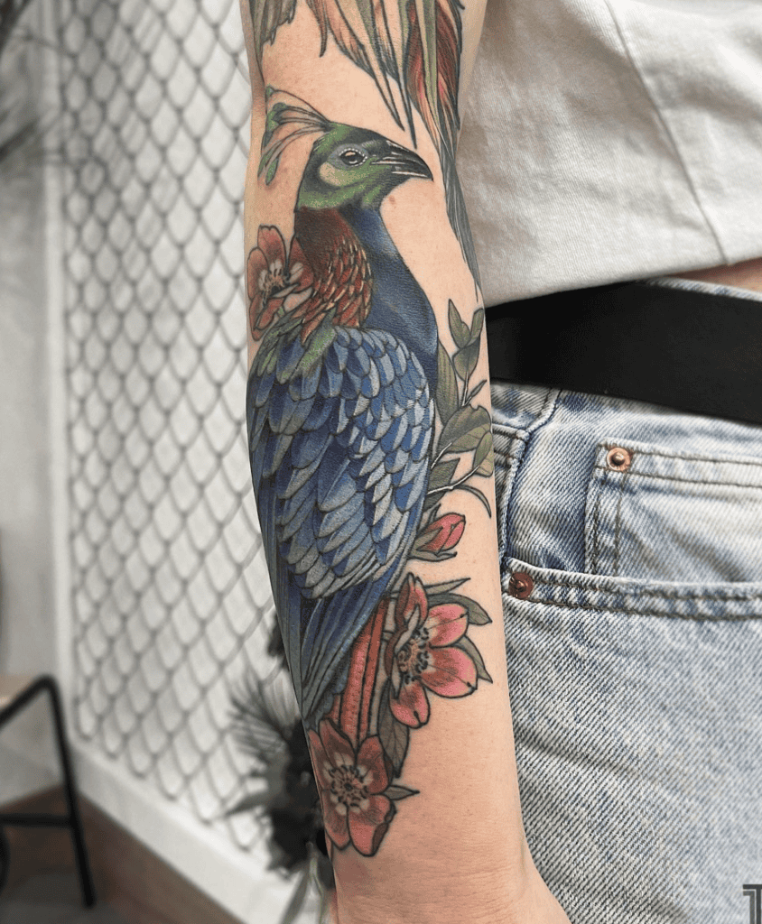 Himalayan Monal Pheasant Tattoo