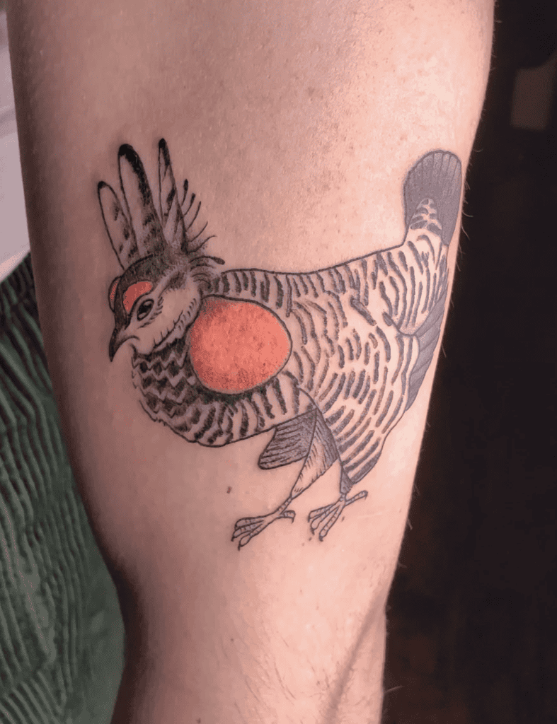 Prairie Chicken Tattoo