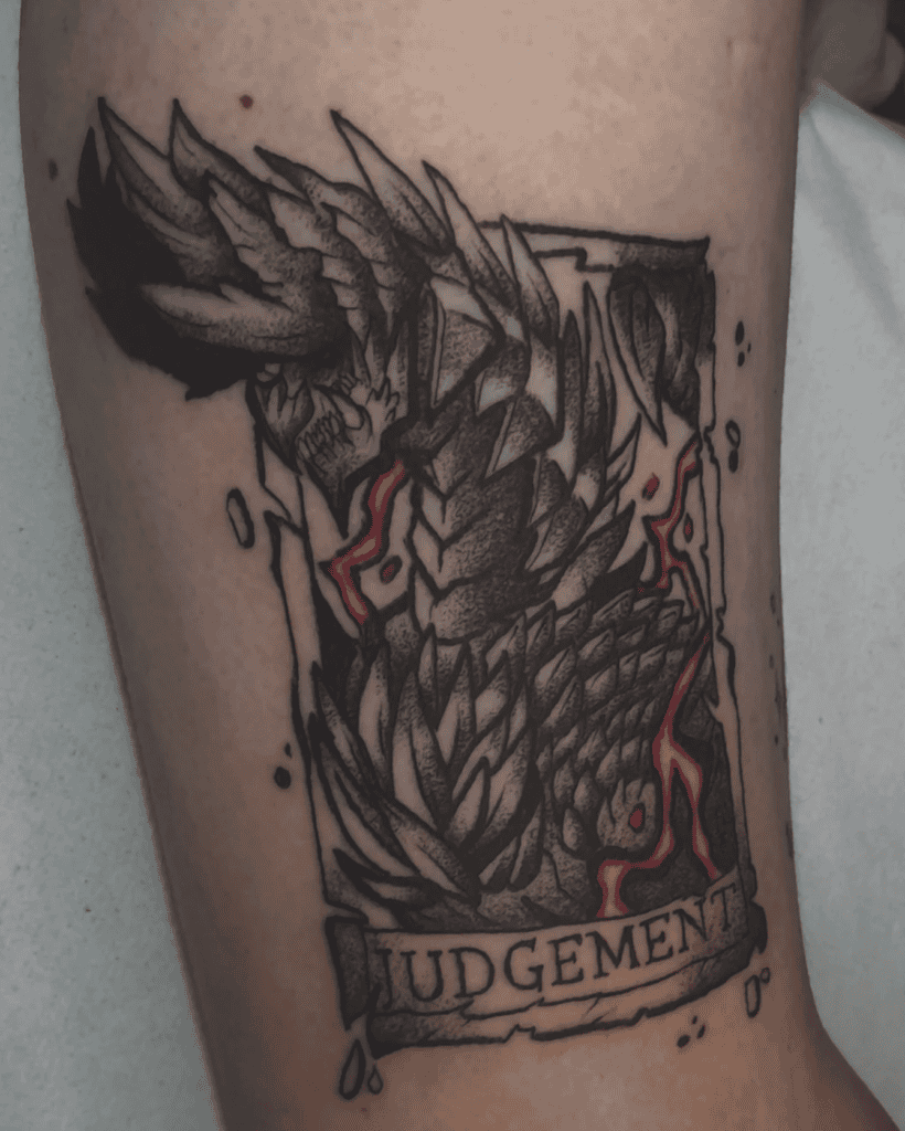 Alatreon Tarot Monster Hunter Tattoo