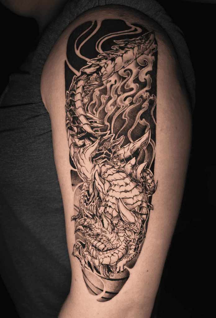 Glavenus Monster Hunter Tattoo
