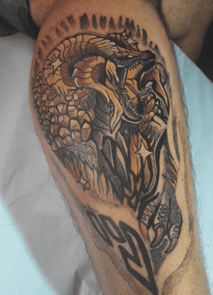Kulve Taroth Monster Hunter Tattoo