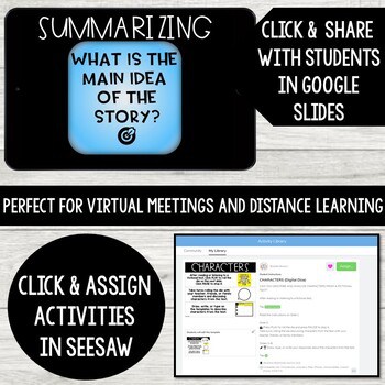 Reading Response Digital Dice for Virtual Meetings & Distance Learning - Image 2