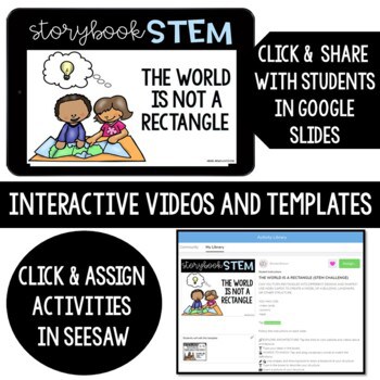 {The World is Not a Rectangle} DIGITAL + PRINTABLE Storybook STEM - Image 2