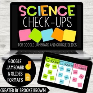 Digital Science Check-ups (Google Jamboard & Slides) - Distance Learning