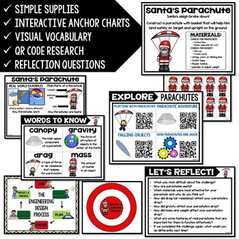 Santa's Parachute STEM Challenge: Christmas Holiday STEM Activity - Image 2