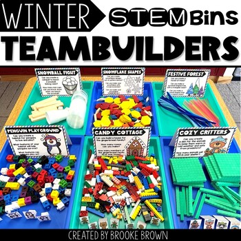 Winter STEM Bins® Teambuilder STEM Activities, Winter Team Building Stations