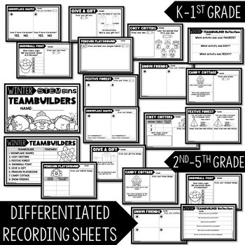 Winter STEM Bins® Teambuilder STEM Activities, Winter Team Building Stations - Image 4