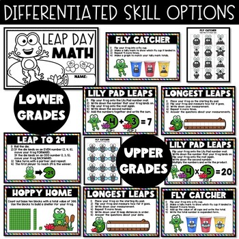 Leap Day Math Stations - Jumping Frog Leap Year Math Activities & Games - Image 3