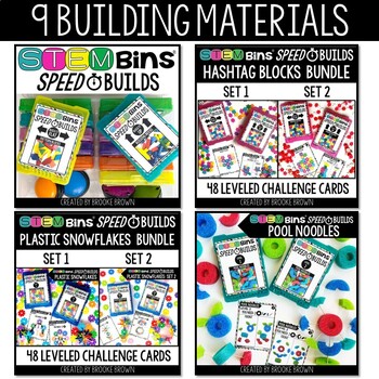 STEM Bins® Speed Builds MEGA BUNDLE STEM Activities: Morning Work Fast Finishers - Image 2