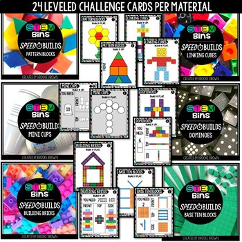 STEM Bins® Speed Builds MEGA BUNDLE STEM Activities: Morning Work Fast Finishers - Image 4