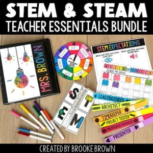 STEM Activities BUNDLE, Back to School, Classroom Management, Teacher Planner