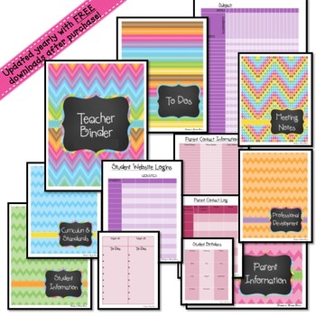 EDITABLE Teacher Binder 2021-2022 {Sweet and Sassy} - Image 2