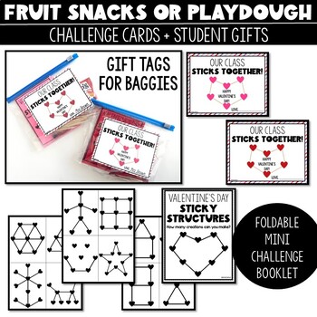 Valentine's Day Fruit Snack Challenge Cards, Student Gift STEM Activities Party - Image 2