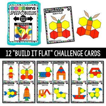 Pattern Blocks STEM Bins® Speed Builds STEM Activities - Puzzle Cards - Image 3