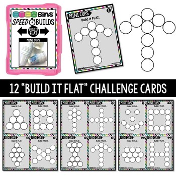 Mini Cups STEM Bins® Speed Builds STEM Activities - Cup Towers - Image 3