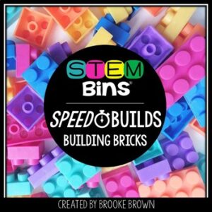 Building Bricks / LEGO Compatible STEM Bins® Speed Builds STEM Activities Cards