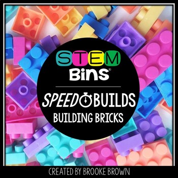 Building Bricks / LEGO Compatible STEM Bins® Speed Builds STEM Activities Cards