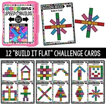 Building Bricks / LEGO Compatible STEM Bins® Speed Builds STEM Activities Cards - Image 3