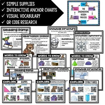 Winter STEM Activities & Challenges (January) BUNDLE - Snow Hibernation Sledding - Image 3
