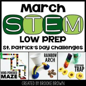 St. Patrick's Day STEM Activities & Challenges, Rainbow Bridge, Leprechaun Trap