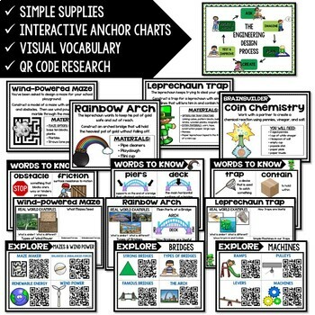 St. Patrick's Day STEM Activities & Challenges, Rainbow Bridge, Leprechaun Trap - Image 3