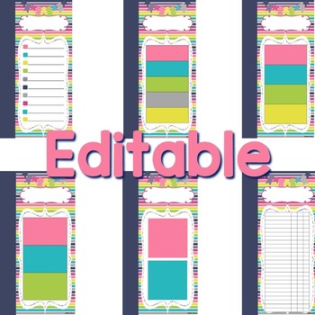 Teacher Binder Dashboards {Color Me Happy} - Image 3