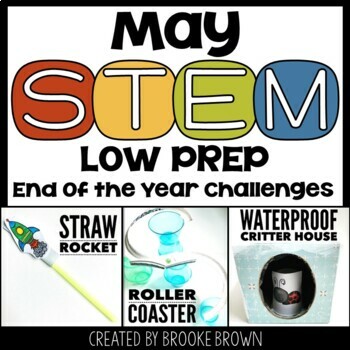 End of the Year and Summer STEM Challenges & Activities - Roller Coaster BUNDLE