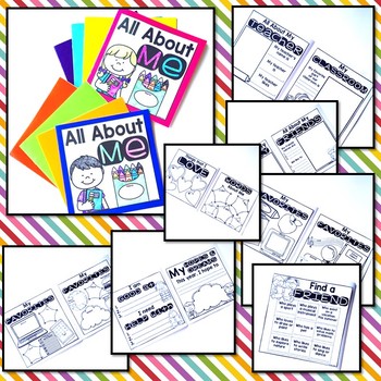 All About Me Mini Books {English and Spanish} - Image 3