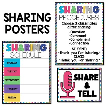 Share & Tell Cards for Morning Meeting, Sharing, Getting to Know You Activities - Image 4