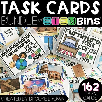 STEM Bins® Seasonal Task Cards - STEM Activities: Fall, Winter, Spring, Summer