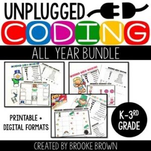 Unplugged Coding All Year BUNDLE (PRINTABLE + DIGITAL) - Hour of Code
