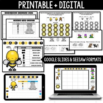 Honeybee Coding - DIGITAL + PRINTABLE Unplugged Spring Coding - Image 3