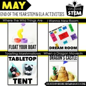Storybook STEM Activities {May} - End of the Year - Where the Wild Things Are