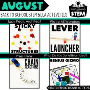 Storybook STEM (August) - Back to School STEM Activities - Iggy Peck, Architect