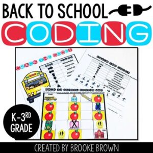 Back to School Unplugged Coding Activities (August and September)