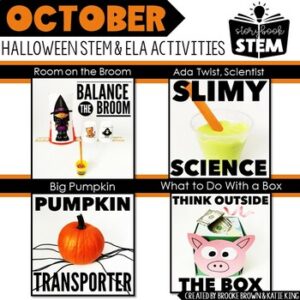 Storybook STEM - Halloween STEM Activities, Room on the Broom, Ada Twist