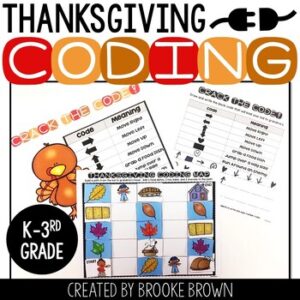 Thanksgiving Coding - DIGITAL + PRINTABLE